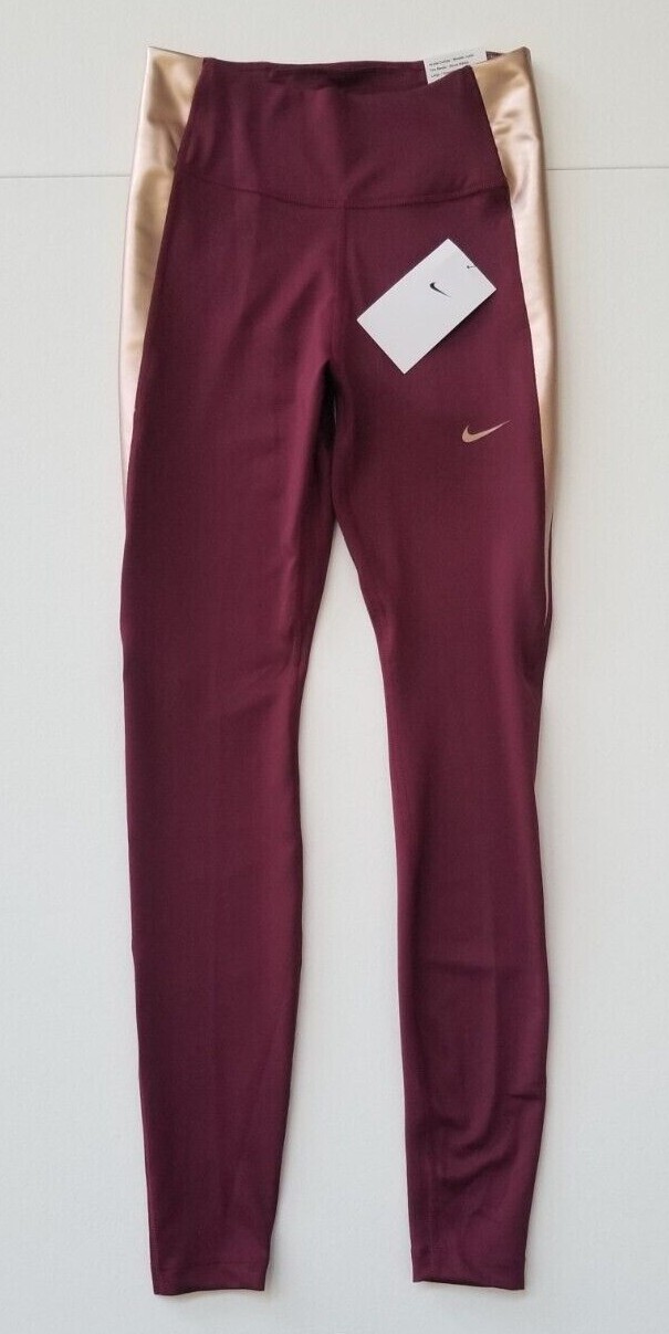 nike women's maroon leggings